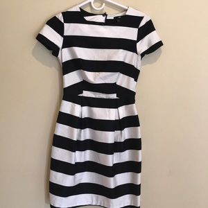 Black and white striped H&M dress size 2